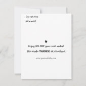 Minimal Chic: Boetiek Dank je Kaart (Achterkant)