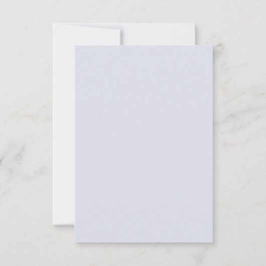 Minimal & Chic Light Blue Modern Simple Wedding RSVP Kaartje (Achterkant)