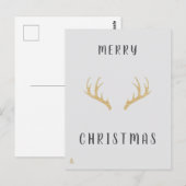 Minimal Christmas Line Art Tree | KaliraArts Briefkaart (Voorkant / Achterkant)