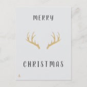 Minimal Christmas Line Art Tree | KaliraArts Briefkaart (Voorkant)