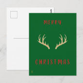 Minimal Christmas Line Art Tree | KaliraArts Briefkaart (Voorkant / Achterkant)