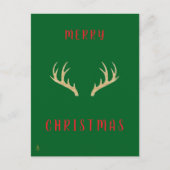 Minimal Christmas Line Art Tree | KaliraArts Briefkaart (Voorkant)