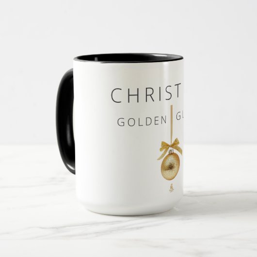 Minimal Christmas Line Art Tree | KaliraArts Mok (Voorkant links)