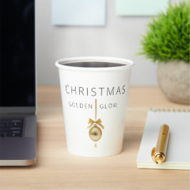 Minimal Christmas Line Art Tree | KaliraArts Papieren Bekers