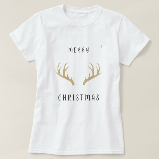 Minimal Christmas Line Art Tree | KaliraArts T-shirt (Design voorkant)