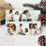 Minimal Christmas Modern Family Fotoshoot Groen Feestdagenkaart<br><div class="desc">Vier de feestdagen met een vleugje moderne elegantie met onze Simple Modern Christmas Family Photoshoot Collage Holiday Kaart. Deze zorgvuldig ontworpen kaart omarmt de geest van familie en de vreugde van het feestelijke seizoen, zodat u uw gekoesterde herinneringen kunt laten zien in een prachtige en aanpasbare lay-out. Groene accentkleuren. 📸...</div>