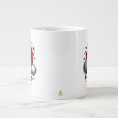 Minimal Christmas Mug | Line Art Tree | KaliraArts Grote Koffiekop (Voorkant)