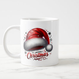 Minimal Christmas Mug | Line Art Tree | KaliraArts Grote Koffiekop