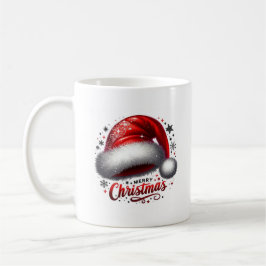 Minimal Christmas Mug | Line Art Tree | KaliraArts Koffiemok