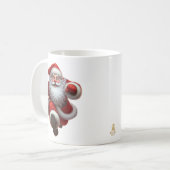 Minimal Christmas Mug | Line Art Tree | KaliraArts Koffiemok (Voorkant links)