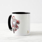 Minimal Christmas Mug | Line Art Tree | KaliraArts Mok (Voorkant links)