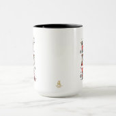 Minimal Christmas Mug | Line Art Tree | KaliraArts Mok (Midden)