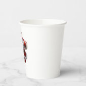 Minimal Christmas Mug | Line Art Tree | KaliraArts Papieren Bekers (Links)