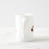 Minimal Christmas Mug | Line Art Tree | KaliraArts Porselein Kop (Achterkant)