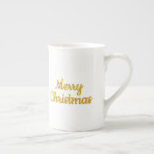 Minimal Christmas Mug | Line Art Tree | KaliraArts Porselein Kop (Rechts)
