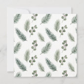 Minimal Christmas Pine Pattern, Scandi Style Kaart (Voorkant)