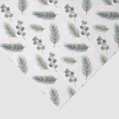 Minimal Christmas Pine Pattern, Scandi Style Tissuepapier (Detail)