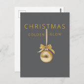 Minimal Christmas Postcard | Line Art Tree | Kalir Briefkaart (Voorkant / Achterkant)