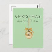Minimal Christmas Postcard | Line Art Tree | Kalir Briefkaart (Voorkant / Achterkant)
