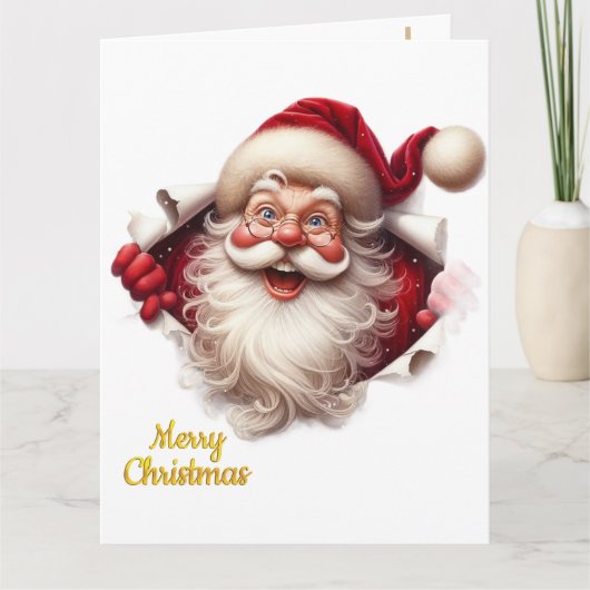 Minimal Christmas Postcard | Line Art Tree | Kalir Kaart (Voorkant)