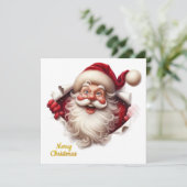 Minimal Christmas Postcard | Line Art Tree | Kalir Kaart (Staand voorkant)