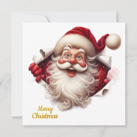 Minimal Christmas Postcard | Line Art Tree | Kalir Kaart (Voorkant)