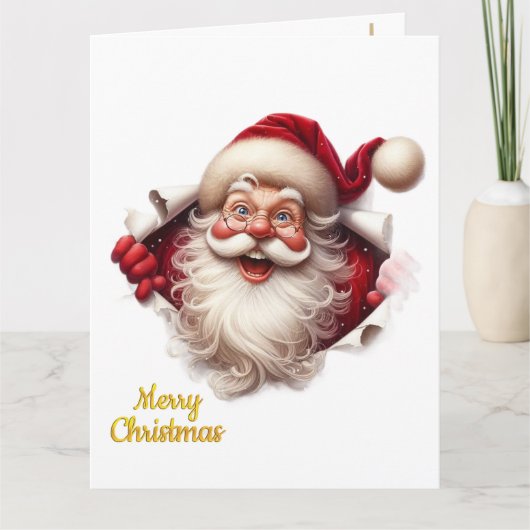 Minimal Christmas Postcard | Line Art Tree | Kalir Kaart (Voorkant)