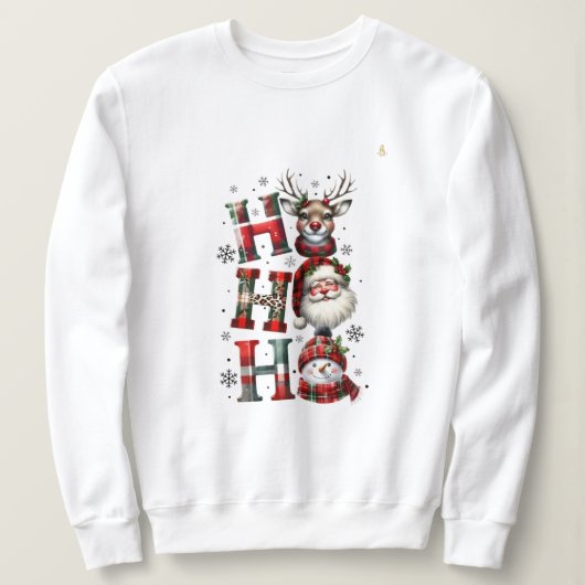 Minimal Christmas Sweatshirt | Modern Holiday Aest (Design voorkant)