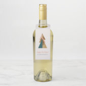 Minimal Christmas Tree Bottle Hanger Labels (Op fles)