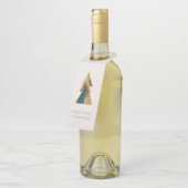 Minimal Christmas Tree Bottle Hanger Labels (Schuin)