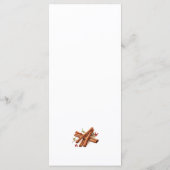 Minimal Cinnamon Sticks Design Menu (Achterkant)