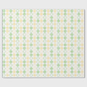 Minimal Circle Grid Pattern Cadeaupapier (Vlak)