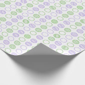 Minimal Circle Grid Pattern Cadeaupapier (Hoek)