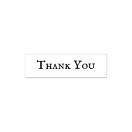 Minimal Classic “Thank You” Zelfinktende Stempel