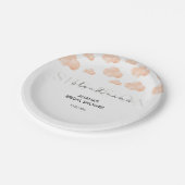 Minimal Clouds She's On Cloud 9 Vrijgezellenfeest Papieren Bordje (Gekanteld)