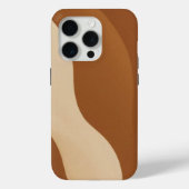 "Minimal Coffee & Mocha Tone Phone Case Trendy (Achterkant)