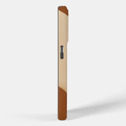 "Minimal Coffee & Mocha Tone Phone Case Trendy (Achterkant / Rechts)