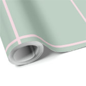 Minimal Color Grid Check Pattern Cadeaupapier (Rol Hoek)