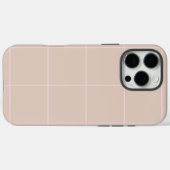 Minimal Color Grid Check Pattern Case-Mate iPhone Case (Achterkant (horizontaal))
