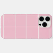 Minimal Color Grid Check Pattern Case-Mate iPhone Case (Achterkant (horizontaal))