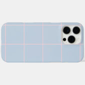 Minimal Color Grid Check Pattern Case-Mate iPhone Case (Achterkant (horizontaal))