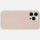 Minimal Color Grid Check Pattern Case-Mate iPhone Case (Achterkant (horizontaal))