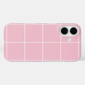 Minimal Color Grid Check Pattern Case-Mate iPhone Case (Achterkant (horizontaal))