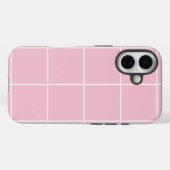 Minimal Color Grid Check Pattern Case-Mate iPhone Case (Achterkant (horizontaal))