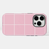 Minimal Color Grid Check Pattern Case-Mate iPhone Case (Achterkant (horizontaal))