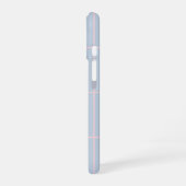 Minimal Color Grid Check Pattern iPhone 16 Hoesje (Linkerkant)