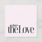 Minimal Cool Roos Bold Beauty Aanbevelingskaartje (Voorkant)