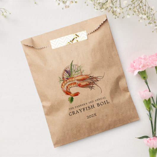 Minimal Crawfish Boil | Bedankzakje (Gezegeld)