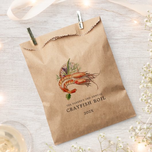 Minimal Crawfish Boil | Bedankzakje (Geknipt)