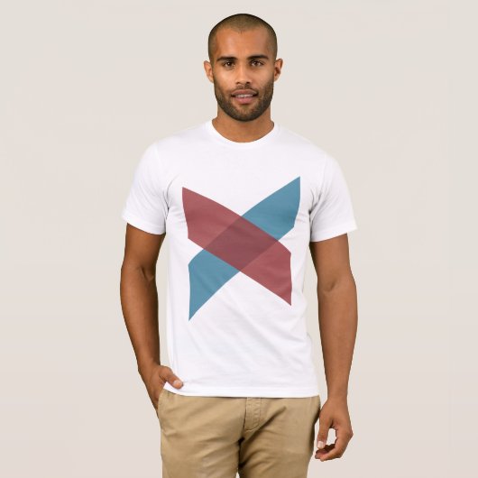 Minimal Crossing T-shirt (Voorkant volledig)